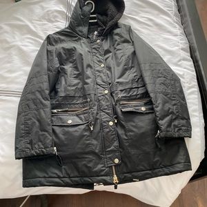 Black Winter Coat PLUS SIZE